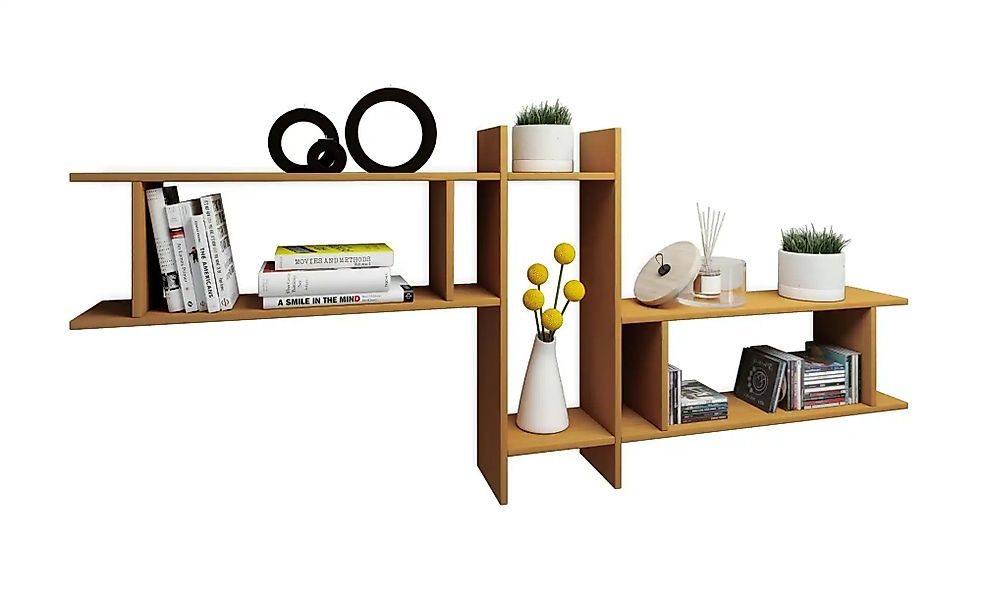 Wandregal  Sirola ¦ holzfarben ¦ Maße (cm): B: 188 H: 80 T: 19.7 Regale > W günstig online kaufen