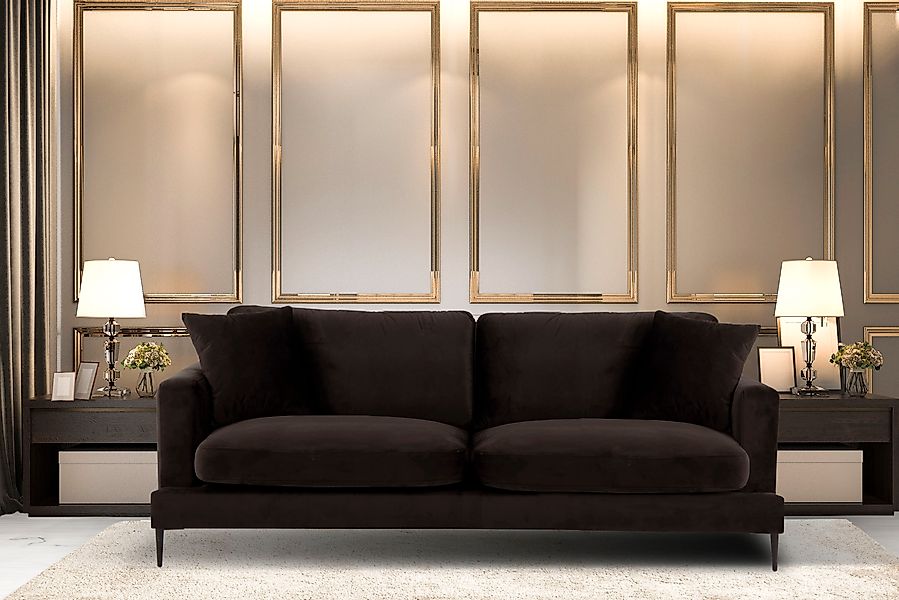 Home affaire 3-Sitzer »Cozy elegantes Designsofa, Maße B/T/H: 211/97/80 cm« günstig online kaufen