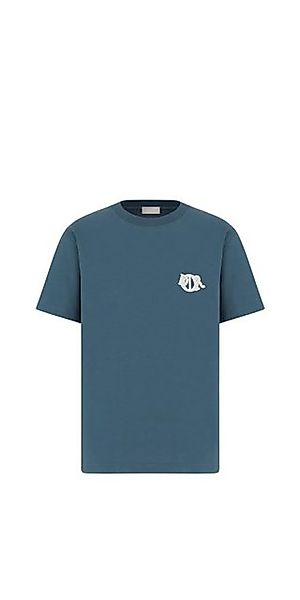 Dior Print-Shirt Dior Charm T-Shirt, Relaxed Fit Blue Cotton Jersey günstig online kaufen