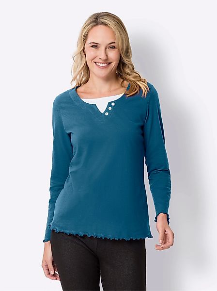 2-in-1-Shirt "Langarm-Shirt" 1 Stk. günstig online kaufen