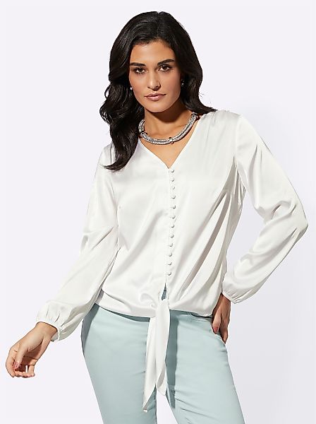 creation L Klassische Bluse Satinbluse günstig online kaufen