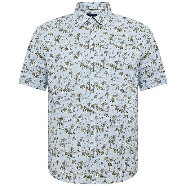 North Freizeithemd mit Leinen Farbe hellblau Größe: 8XL günstig online kaufen
