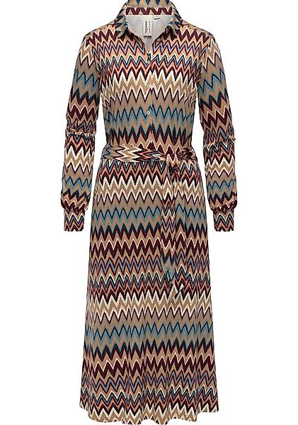Ragwear Blusenkleid Plantee Print Modisches Damenkleid mit Taillengürtel günstig online kaufen