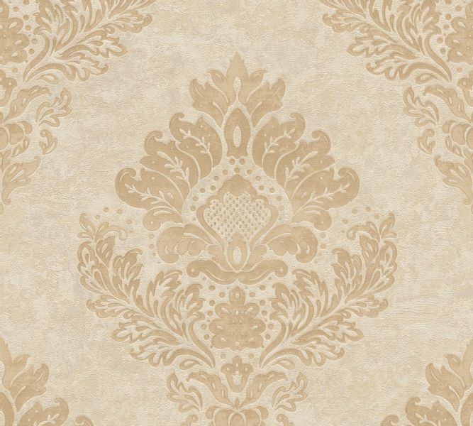 Livingwalls Tapete Barockmuster Grau und Rosa 53 cm x 10,05 m AS-379014 günstig online kaufen