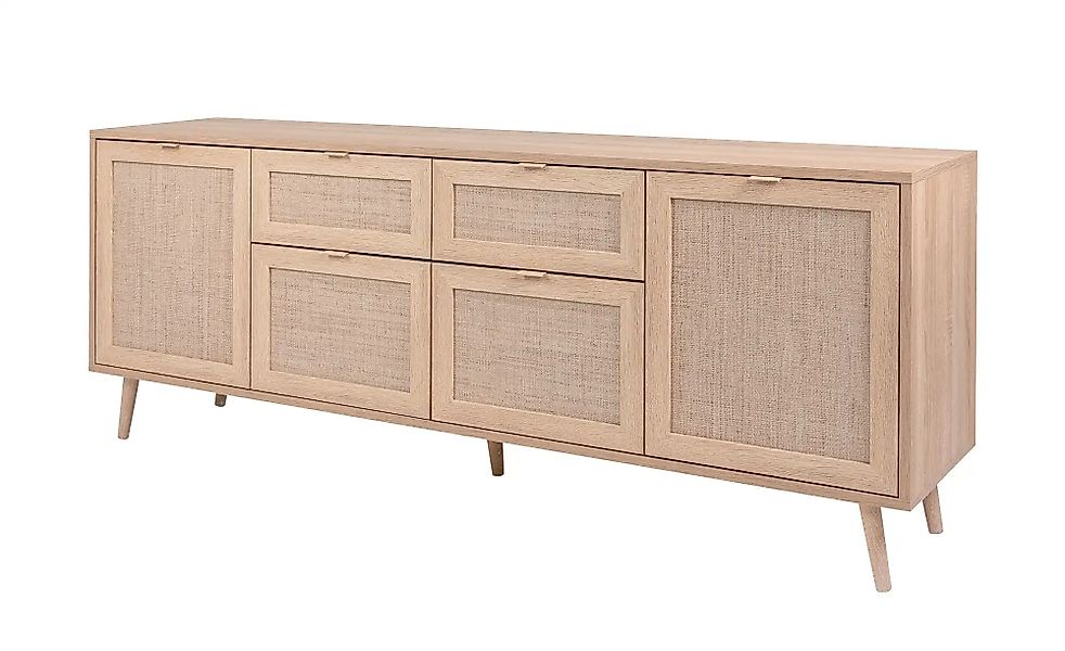 Sideboard  Rafia ¦ holzfarben ¦ Maße (cm): B: 180 H: 71 T: 40.0 Kommoden & günstig online kaufen