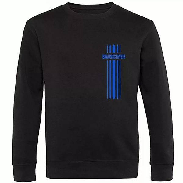 multifanshop Sweatshirt Braunschweig - Streifen - Pullover günstig online kaufen