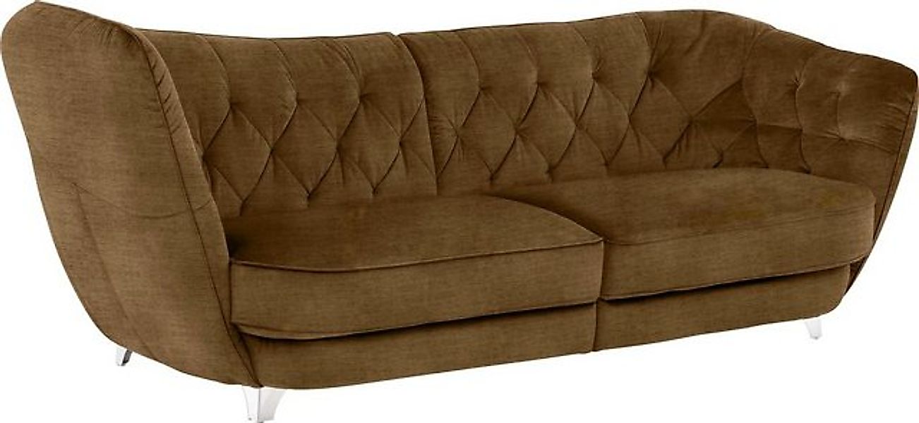 Leonique Big-Sofa Retro, stylischer Hochlehner günstig online kaufen