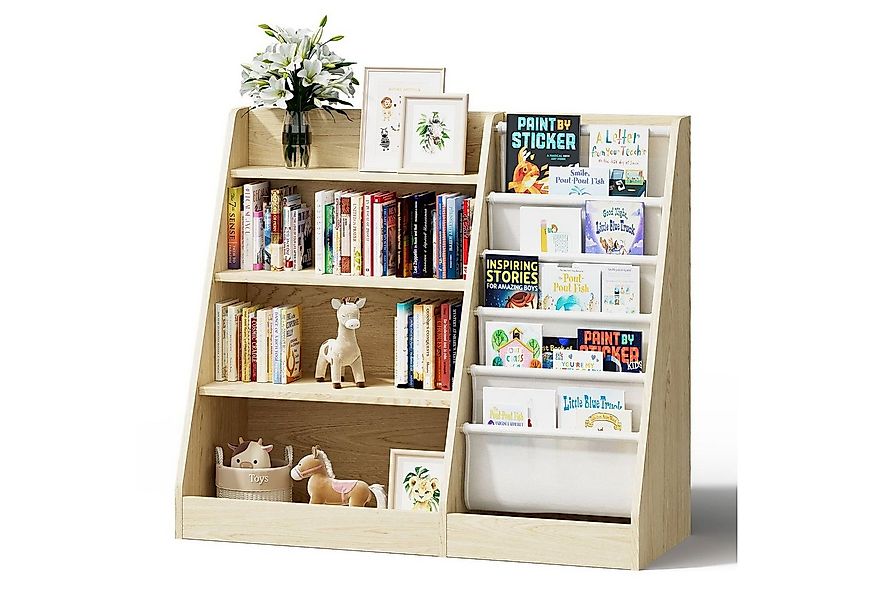 radelldar Bücherregal Kinderregal Spielzeugregal, mit 4 offenen Fächern, 5 günstig online kaufen