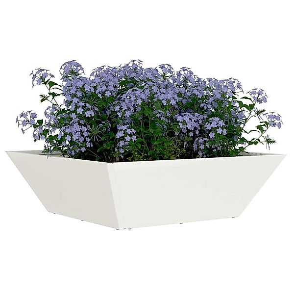 vidaXL Blumentopf Garten Schüssel Pflanzer Weiß günstig online kaufen