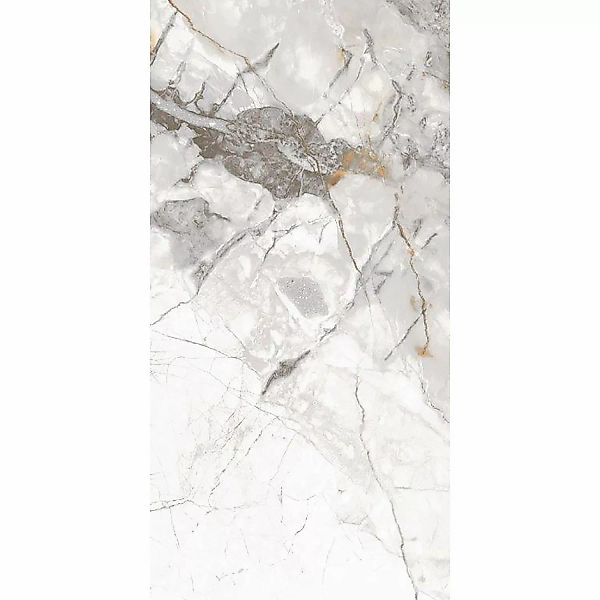 Bodenfliese Feinsteinzeug Gold Glasiert Poliert 60 cm x 30 cm günstig online kaufen