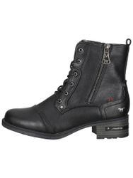 MUSTANG Stiefelette Lederimitat . Schnürstiefelette günstig online kaufen