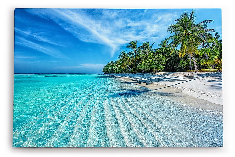 möbel-direkt.de Leinwandbild Karibik Insel Südseeparadies Palmen günstig online kaufen