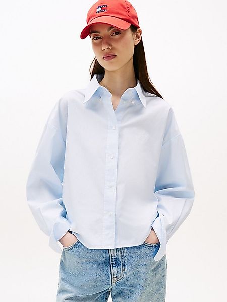 Tommy Jeans Hemdbluse TJW REG CROP STRIPE POPLIN SHIRT günstig online kaufen