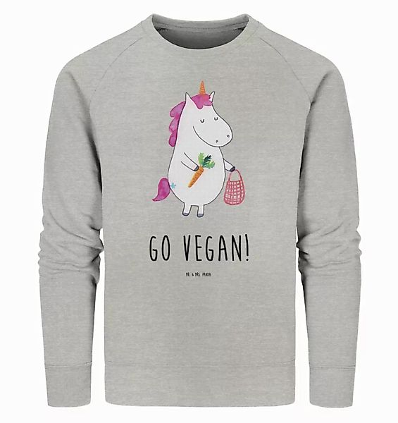 Mr. & Mrs. Panda Longpullover Einhorn Vegan Größe M - Heather Grey - Gesche günstig online kaufen