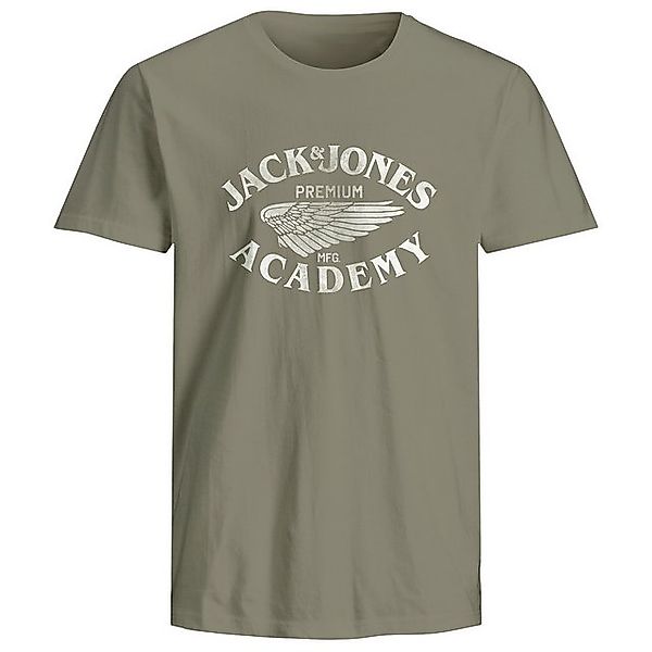 Jack & Jones Rundhalsshirt Große Größen Herren T-Shirt JPRBLUFREDDY schilfg günstig online kaufen