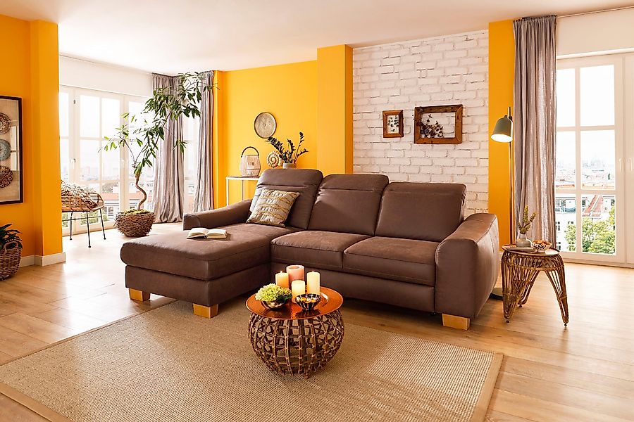 Home affaire Ecksofa Dundee L-Form, wahlweise günstig online kaufen