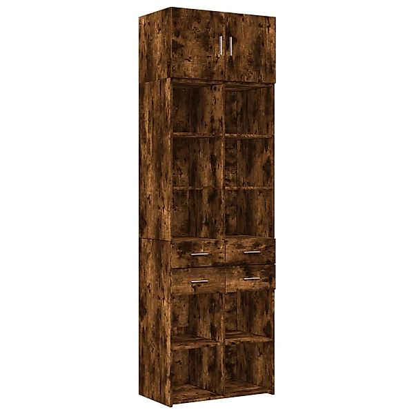 vidaXL Hochschrank Räuchereiche 70x42,5x225 cm Holzwerkstoff 3281340 günstig online kaufen