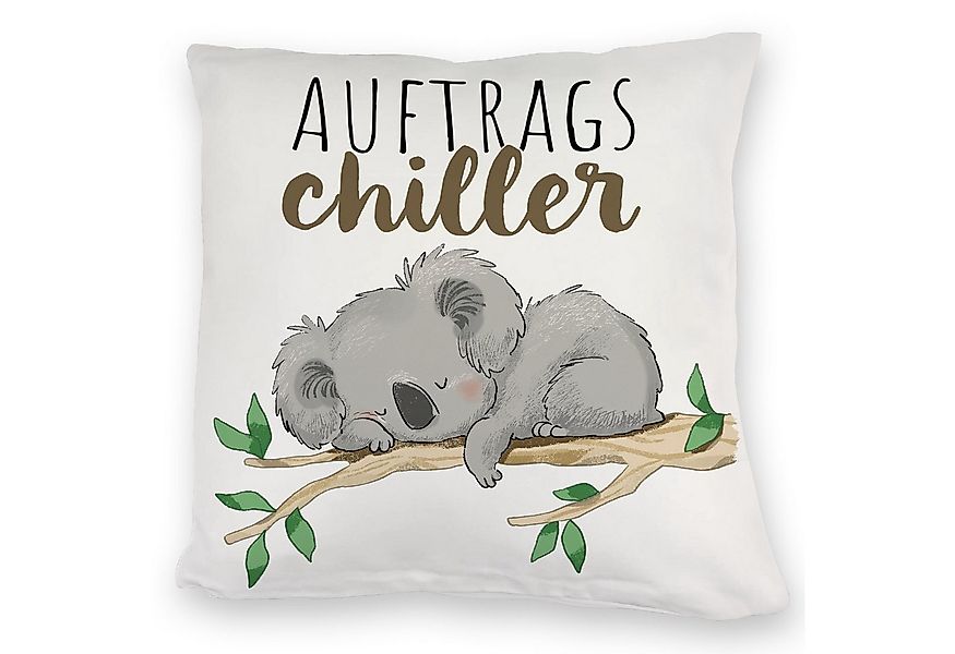 speecheese Dekokissen Schlafender Koala Kuschelkissen mit Spruch Auftragsch günstig online kaufen