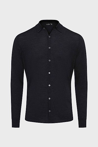Strickhemd aus ultrafeiner Merinowolle günstig online kaufen