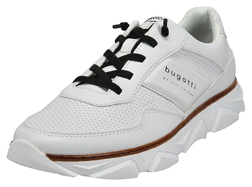 bugatti Slip-On Sneaker, Freizeitschuh, Halbschuh, Slipper mit Kontrast-Rah günstig online kaufen