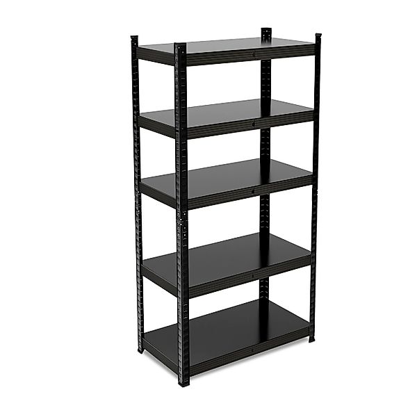 relaxdays Schwerlastregal Metall Schwerlastregal Schwarz 5 günstig online kaufen