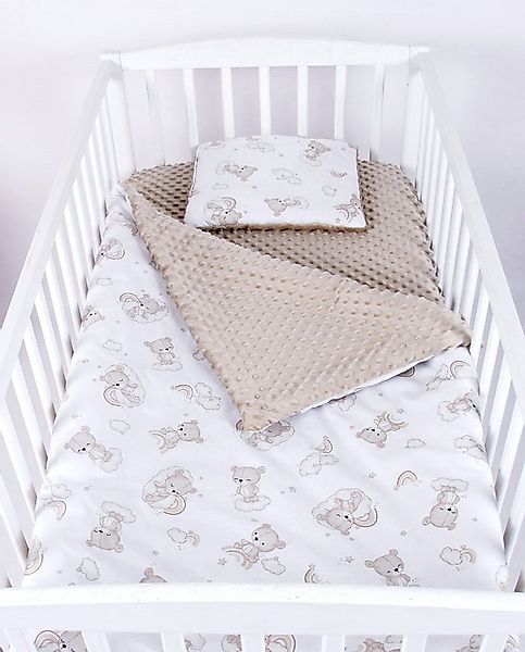 Babydecke BABYLUX Babydecke Krabbeldecke MINKY Kuscheldecke 75x100 cm+KISSE günstig online kaufen