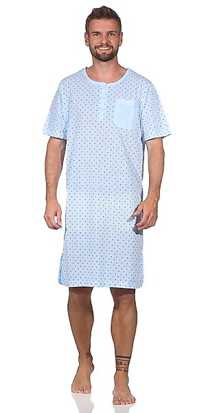 EloModa Nachthemd Herren Nachthemd Sommer Sleepshirt, günstig online kaufen