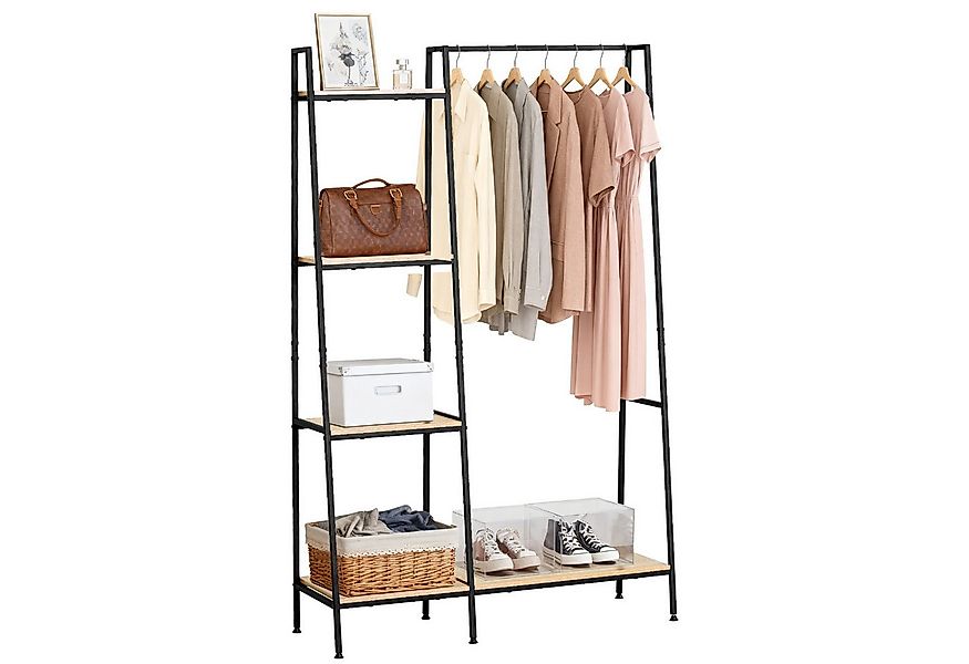 kisidus Kleiderständer Garderobenständer mit Kleiderstange, Schuhablage und günstig online kaufen