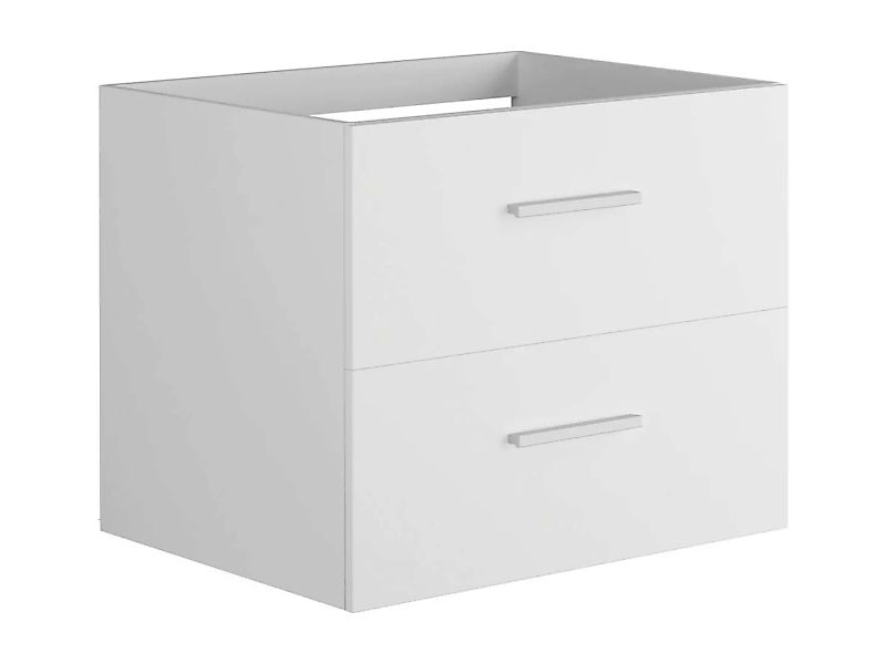 Waschbeckenunterschrank hängend - Weiß - 60 cm - KAYLA günstig online kaufen