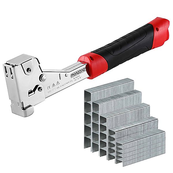 Deuba Handtacker, Hammertacker rostfreier Stahl 6-14mm günstig online kaufen