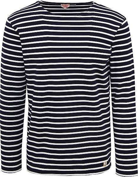 Armor-Lux Houat Navy Pullover Streifen - Größe L günstig online kaufen
