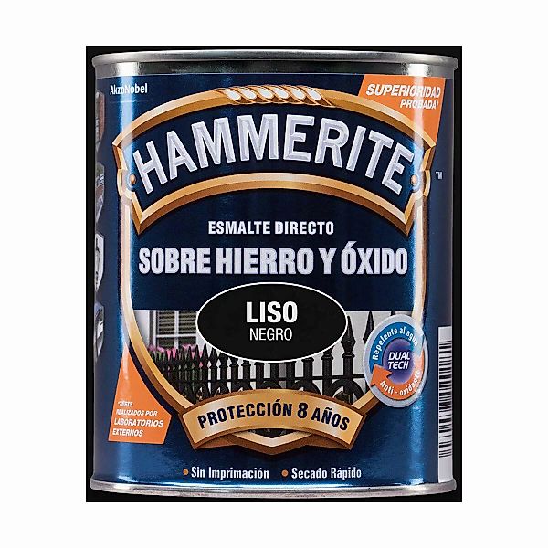Antioxidantien-schmelz Hammerite 5093791 Schwarz 750 Ml Brillant günstig online kaufen