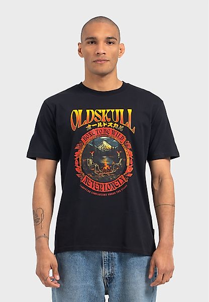 Oldskull T-Shirt Wrldvibe Campfire Buddies Skull günstig online kaufen
