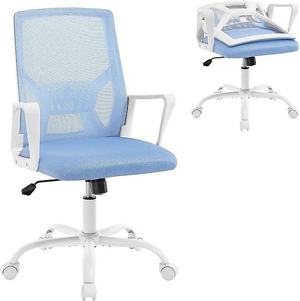 Klihome Bürostuhl (1 St), Computerstuhl mit Faltbarer, Metallgestell, verst günstig online kaufen