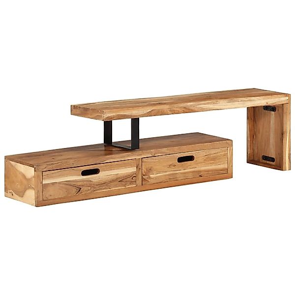 vidaXL TV-Schrank 118-200 x 30 x 40 cm Massivholz Akazie 351780 günstig online kaufen