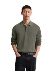 Marc O'Polo Rollkragenpullover aus feinem Bio-Baumwoll-Piqué günstig online kaufen