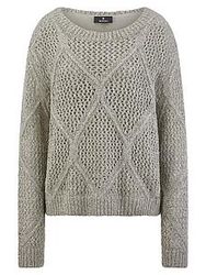 Rundhals-Pullover Monari grau günstig online kaufen