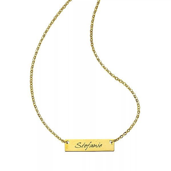 Firetti Namenskette "Schmuck Geschenk Halskette mit deinem Namen", GRAVURwu günstig online kaufen