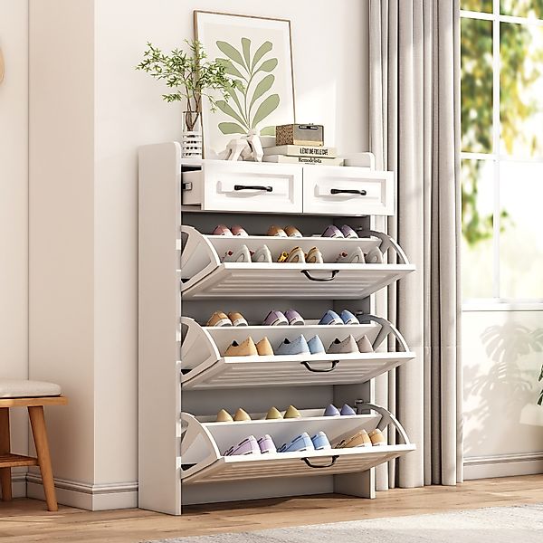 Flieks Schuhschrank (B80/T23,5/H131 cm, 1-St) Schuhkommode günstig online kaufen