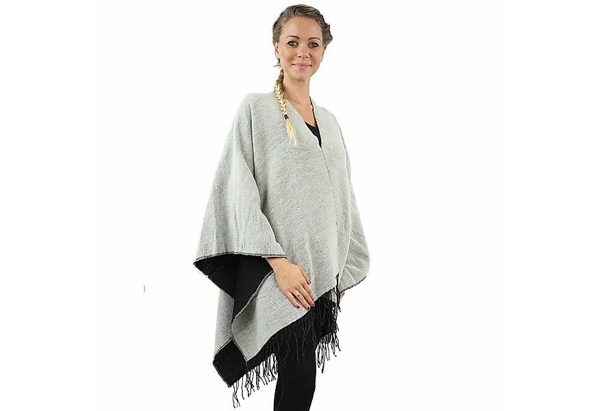 Antonio Poncho Antonio Wohlfühl-Poncho Damen Winter weiß günstig online kaufen