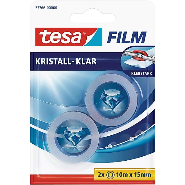 Tesa Film Kristall-Klar 2 x 10 m x 15 mm günstig online kaufen
