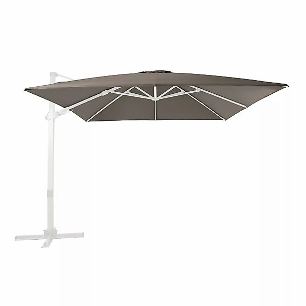 AXI Ampelschirm 300 cmx 300 cm Taupe mit Dreh- & Neigungsfunktion günstig online kaufen