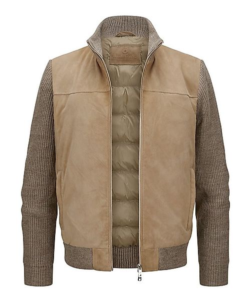 Milestone Lederjacke MSNicolas Hybrid-Jacke aus Ziegenvelours Blouson im Ma günstig online kaufen