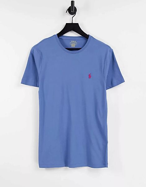 Polo Ralph Lauren – T-Shirt mit Polospieler-Logo in Meerschaumgrün günstig online kaufen