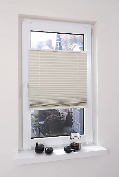 Liedeco Plissee "Klemmfix Thermo" verdunkelnd energiesparend ohne Bohren ve günstig online kaufen