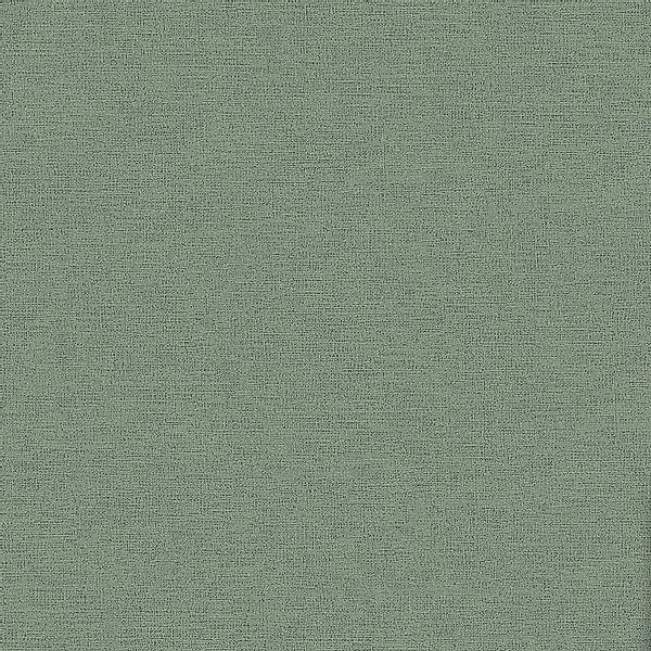 AS-Creation Vliestapete Uni Vorgeleimt 10,05 m x 0,53 m Dunkelgrün FSC® günstig online kaufen
