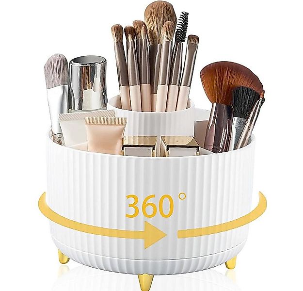 NUODWELL Make-Up Organizer Kosmetik-Aufbewahrungsbox, um 360° drehbare Aufb günstig online kaufen