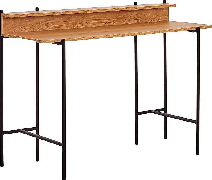 INOSIGN Schreibtisch »Knur«, Arbeitsplatte Akazie Dekor, geeignet für das H günstig online kaufen