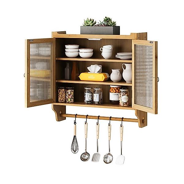 MODFU Hängeschrank Zweitüriger Wandschrank 70 cm,Stauraumschrank Hängevitri günstig online kaufen