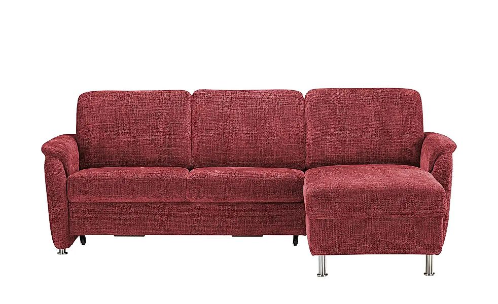 Polstermöbel Oelsa Ecksofa  Selecta-Home ¦ rot ¦ Maße (cm): B: 262 H: 89 T: günstig online kaufen